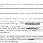 NEXTHOPE RANARISON TSILAVO la cour d’appel d’Antananarivo qui se ridiculise en traduisant de travers l’attestation de CISCO Systems